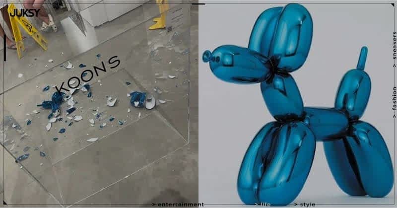 价值百万艺术作品「气球狗」展出首日就被打破，现场空气直接凝结 15 分钟！